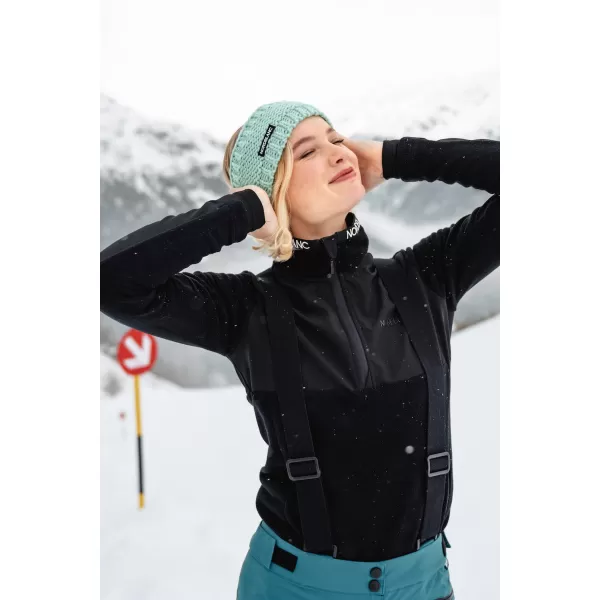  Fleecová čelenka NORDBLANC PLAIT NBWHK7794 SVĚTLE ZELENÁ 