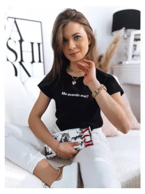Dámské triko DSTREET ČERNÁ