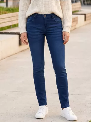 Dámské kalhoty SAM 73 ANDROMEDIA WK 788 TMAVÁ DENIM