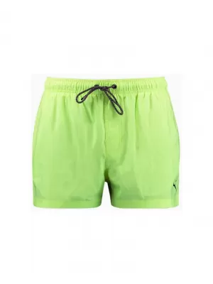 Pánské kraťasy PUMA SWIM MEN SHORT LENGTH SWIM SHORTS 1P 907658-21 YELLOW