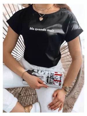Dámské triko DSTREET ČERNÁ