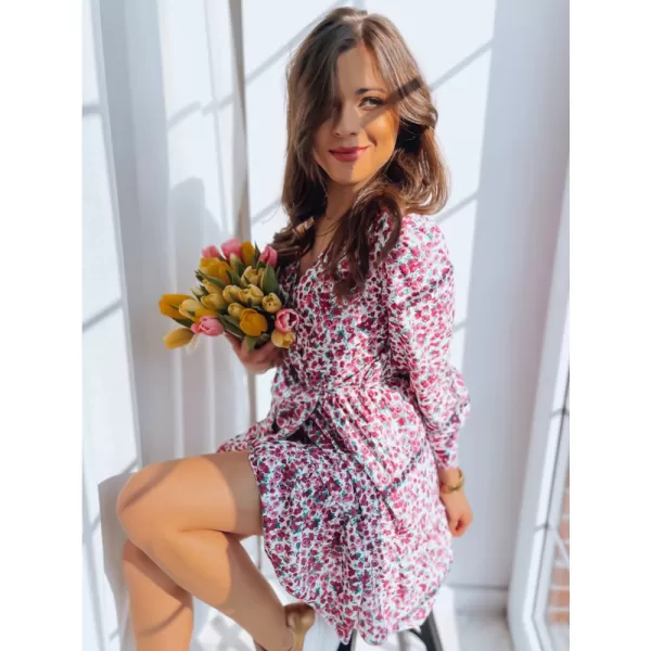  Dámské šaty DSTREET FLOWER VIBES BÍLÁ 