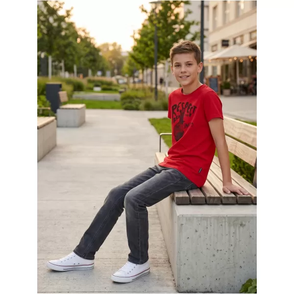  Dětské triko SAM 73 SCUTUM KT 514 ČERVENÁ 