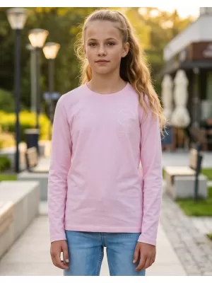 Dětské triko SAM 73 MENSA KT 517 SVĚTLÁ RŮŽOVÁ