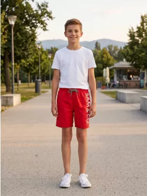 Dětské šortky SAM 73 ROMAN KS 505 ČERVENÁ