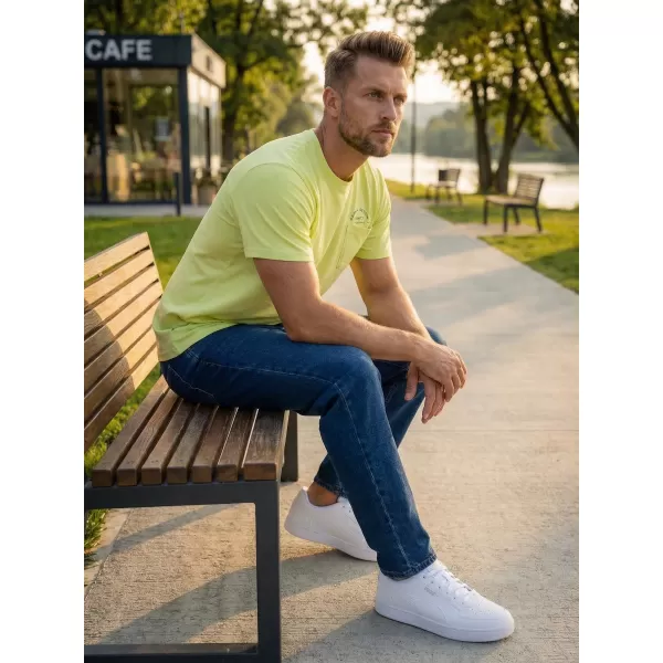  Pánské triko SAM 73 FENAKLID MT 820 SVĚTLÁ ŽLUTÁ 