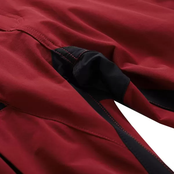 Pánské kalhoty ALPINE PRO SPAN MPAA631 ČERVENÁ 