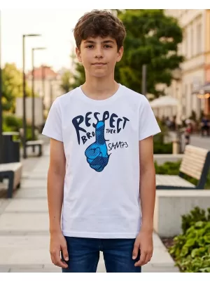 Dětské triko SAM 73 SCUTUM KT 514 BÍLÁ