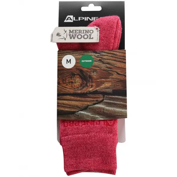  Ponožky ALPINE PRO KLAMO USCA086 RŮŽOVÁ 
