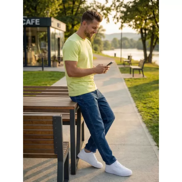 Pánské triko SAM 73 FENAKLID MT 820 SVĚTLÁ ŽLUTÁ 