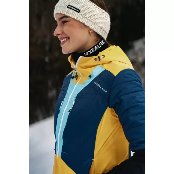  Fleecová čelenka NORDBLANC PLAIT NBWHK7794 KRÉMOVĚ BÍLÁ 