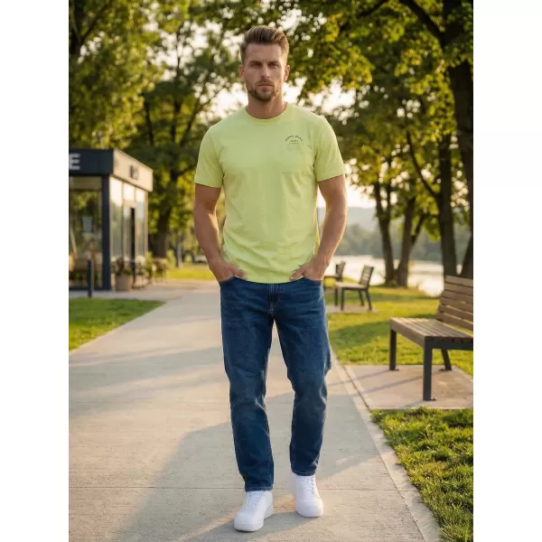 Pánské triko SAM 73 FENAKLID MT 820 SVĚTLÁ ŽLUTÁ 