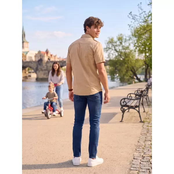  Pánská košile BRANDIT VINTAGE BD4024 PÍSKOVÁ 