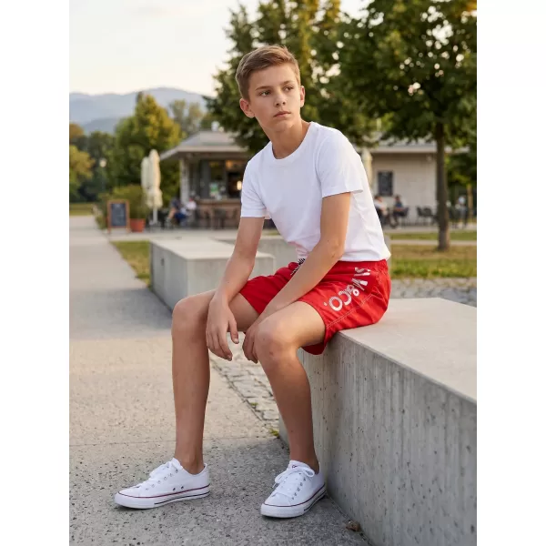  Dětské šortky SAM 73 ROMAN KS 505 ČERVENÁ 