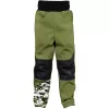 Dětské softshellové kalhoty WAMU MASKÁČ KHAKI