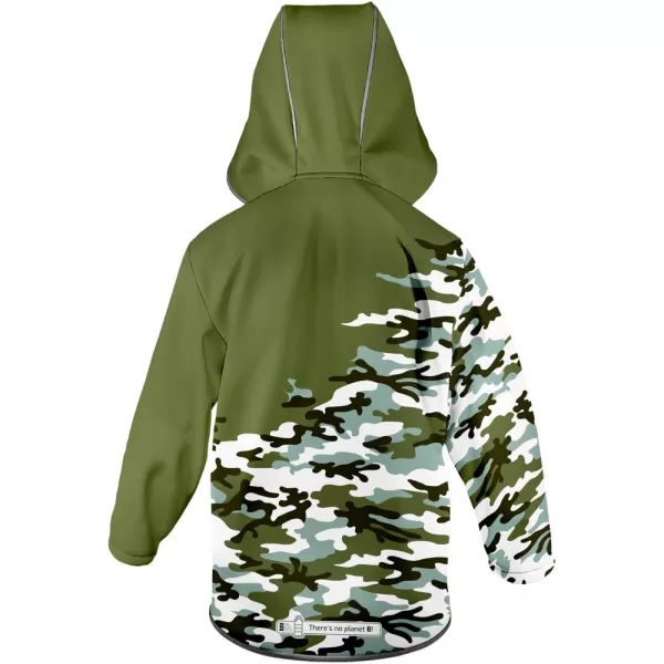  Dětská softshellová bunda zateplená WAMU MASKÁČ KHAKI 