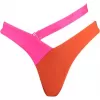 Dámské plavky PUMA SWIM WOMEN COLOURBLOCK V-SHAPE BRIEF 1P 938071-01 BROWN