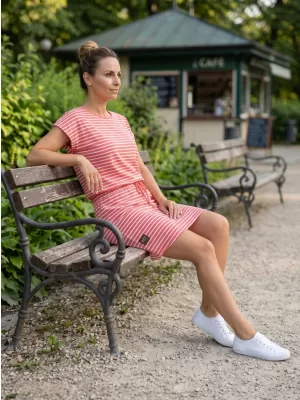 Dámské šaty SAM 73 SAGITTA WZ 823 JASNÁ RŮŽOVÁ