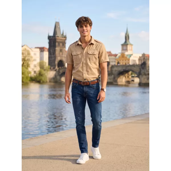  Pánská košile BRANDIT VINTAGE BD4024 PÍSKOVÁ 