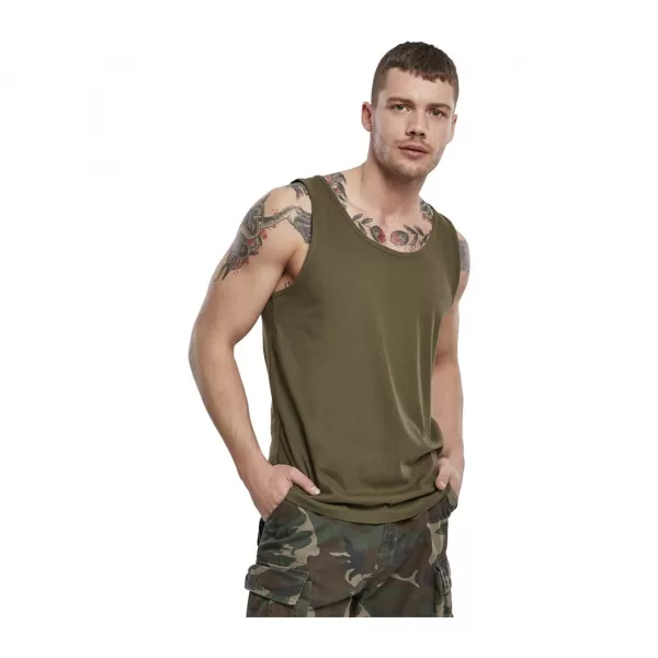  Pánské tílko BRANDIT US OLIVOVÁ 