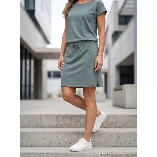  Dámské šaty SAM 73 NORMA WZ 822 ZELENOŠEDÁ 