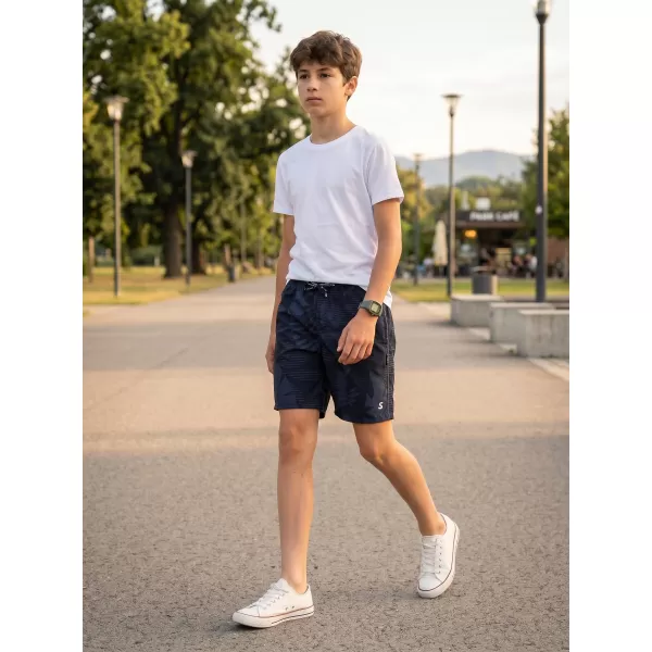  Dětské šortky SAM 73 SANJEEV KS 506 TMAVÁ MODRÁ 