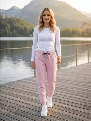 Dámské tepláky SAM 73 AMETYST WK 794 SVĚTLÁ RŮŽOVÁ