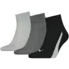 Ponožky PUMA UNISEX LIFESTYLE QUARTER 3P 90795201 BLACK/WHITE