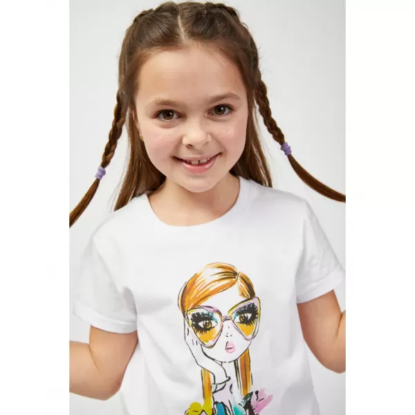  Dětské triko SAM 73 MORA KT 515 BÍLÁ 