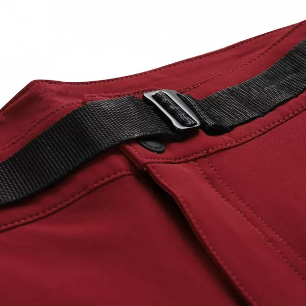 Pánské kalhoty ALPINE PRO SPAN MPAA631 ČERVENÁ 