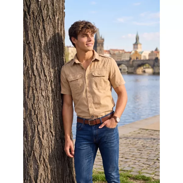  Pánská košile BRANDIT VINTAGE BD4024 PÍSKOVÁ 