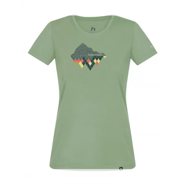 Dámské triko HANNAH CORDY SMOKE GREEN 