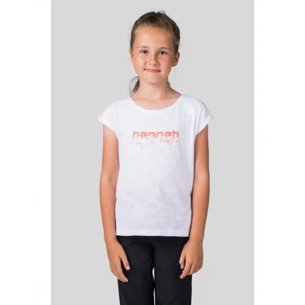  Dětské triko HANNAH KAIA JR WHITE/PINK 