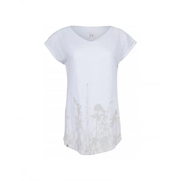  Dámské triko HANNAH MARME WHITE/GRAY 