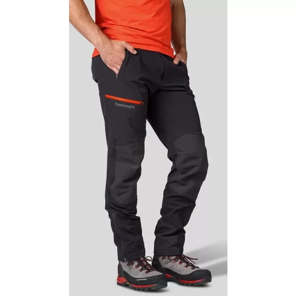  Pánské kalhoty HANNAH CLAIM II ANTHRACITE/RED 