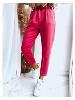 Dámské kalhoty DSTREET ME BELLA FUCHSIOVÁ