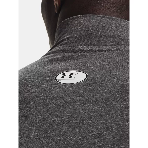  Pánské triko UNDER ARMOUR HG ARMOUR COMP MOCK LS 1369606-090 Šedá 