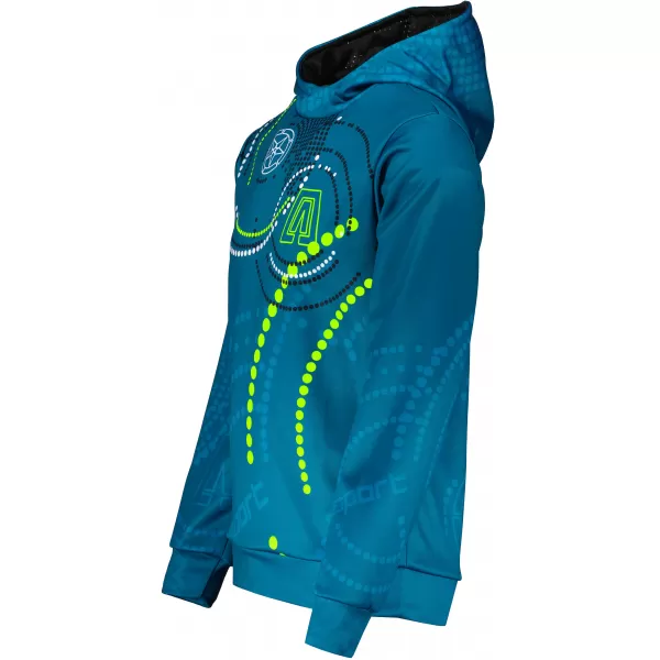  Pánská mikina premium ALTISPORT SWE/ALM06S07 PETROLEJOVÁ-ZELENÁ 