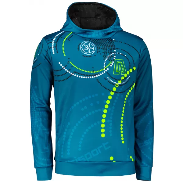  Pánská mikina premium ALTISPORT SWE/ALM06S07 PETROLEJOVÁ-ZELENÁ 
