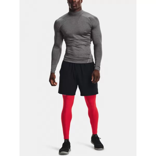  Pánské triko UNDER ARMOUR HG ARMOUR COMP MOCK LS 1369606-090 Šedá 