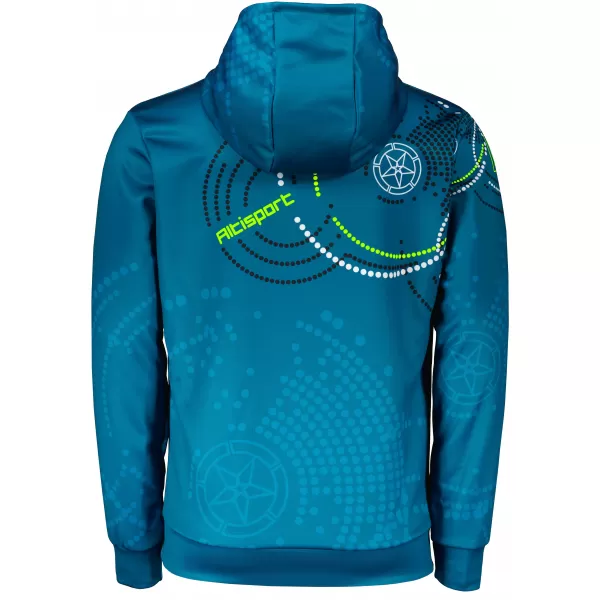  Pánská mikina premium ALTISPORT SWE/ALM06S07 PETROLEJOVÁ-ZELENÁ 