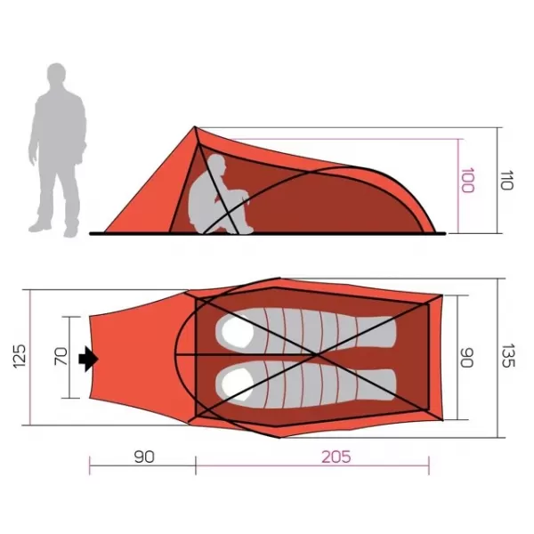  Stan HANNAH HAWK 2 SNOW MANDARIN RED II 
