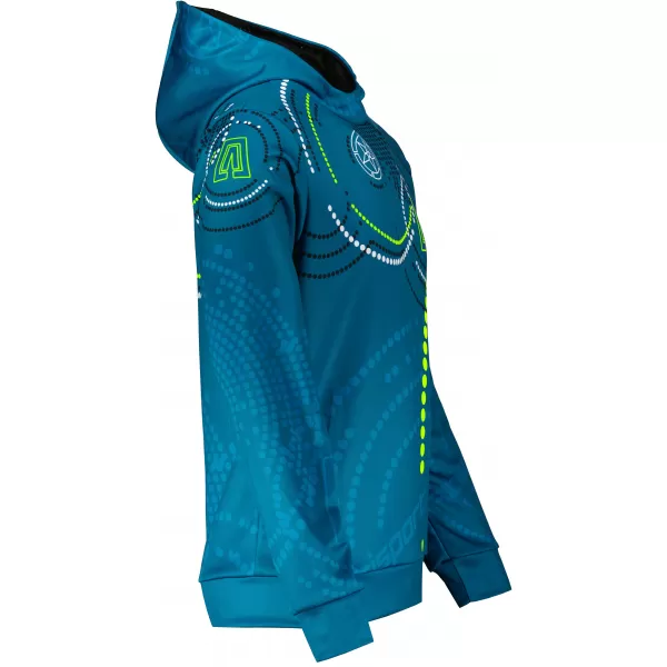  Pánská mikina premium ALTISPORT SWE/ALM06S07 PETROLEJOVÁ-ZELENÁ 