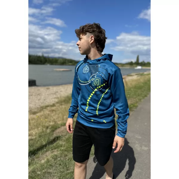  Pánská mikina premium ALTISPORT SWE/ALM06S07 PETROLEJOVÁ-ZELENÁ 