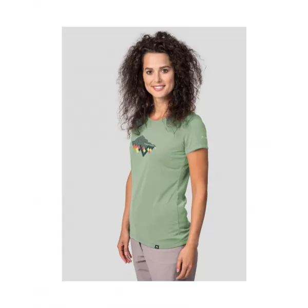  Dámské triko HANNAH CORDY SMOKE GREEN 