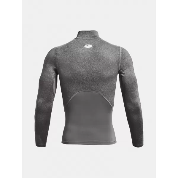  Pánské triko UNDER ARMOUR HG ARMOUR COMP MOCK LS 1369606-090 Šedá 