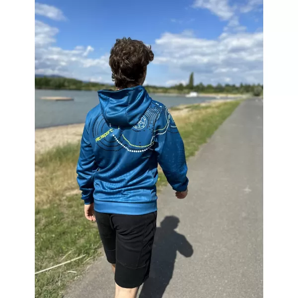  Pánská mikina premium ALTISPORT SWE/ALM06S07 PETROLEJOVÁ-ZELENÁ 