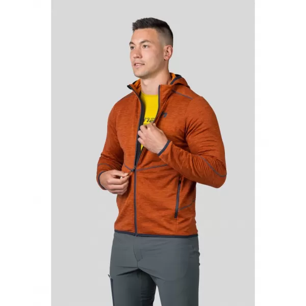  Pánská mikina HANNAH DAMAR HOODY BURNT ORANGE MEL 