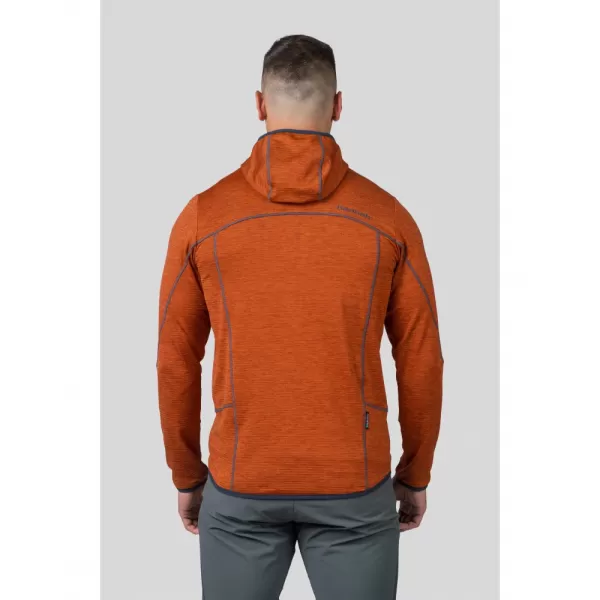  Pánská mikina HANNAH DAMAR HOODY BURNT ORANGE MEL 