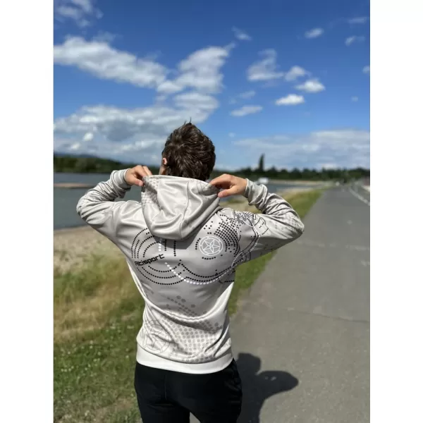  Pánská mikina premium ALTISPORT SWE/ALM06S07 HNĚDÁ 